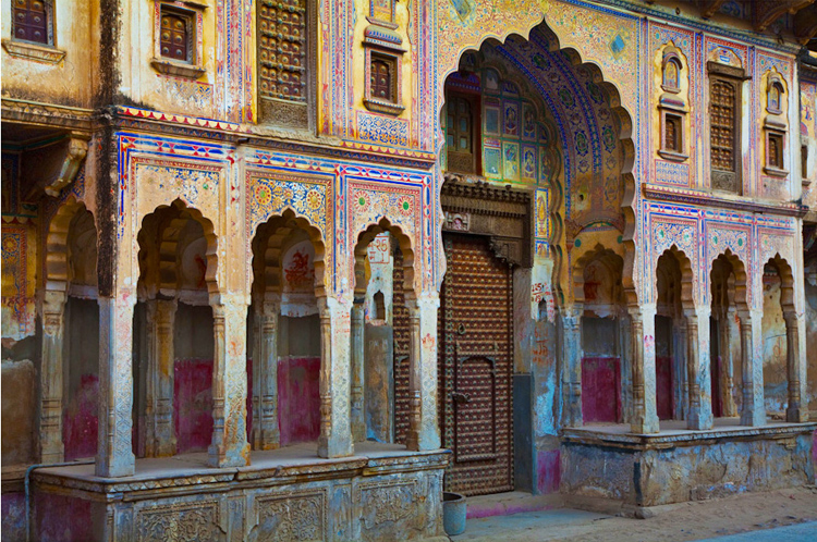 40.  Painted Haveli,   Fatehpur,  India