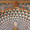 29  Jaipur City Palace.  Peacock gate 